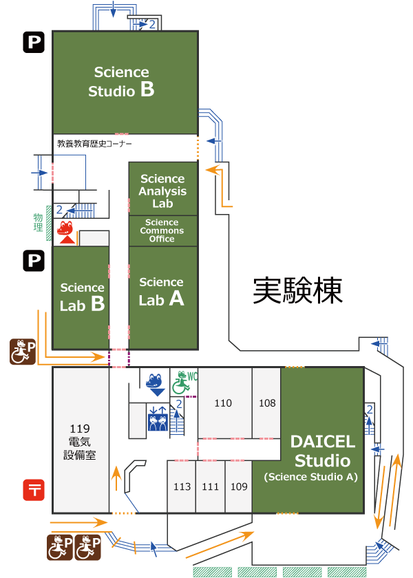 実験棟1階