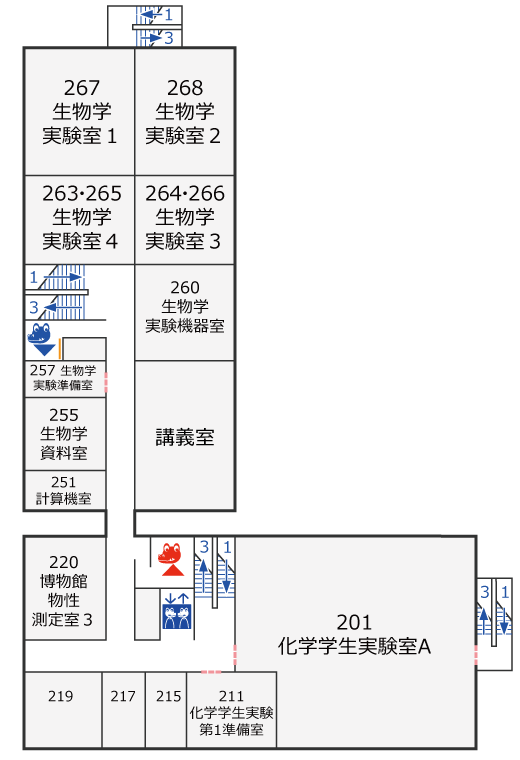 実験棟2階