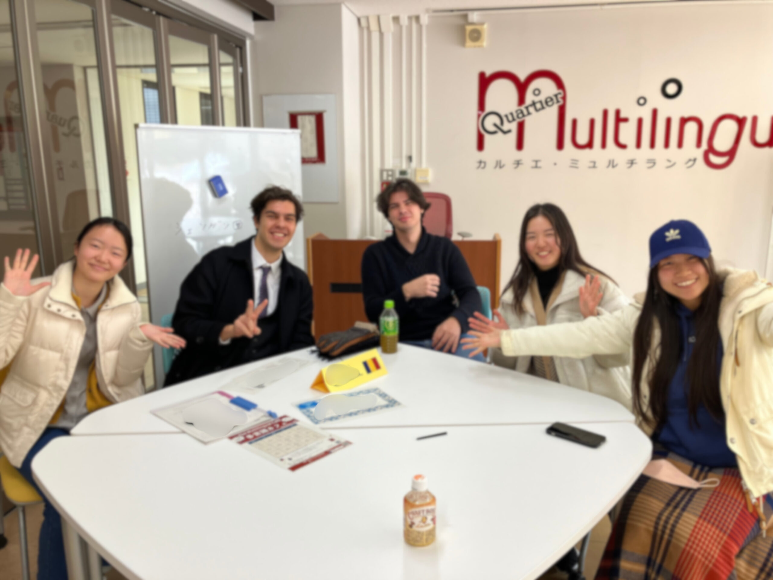 多言語カフェの様子