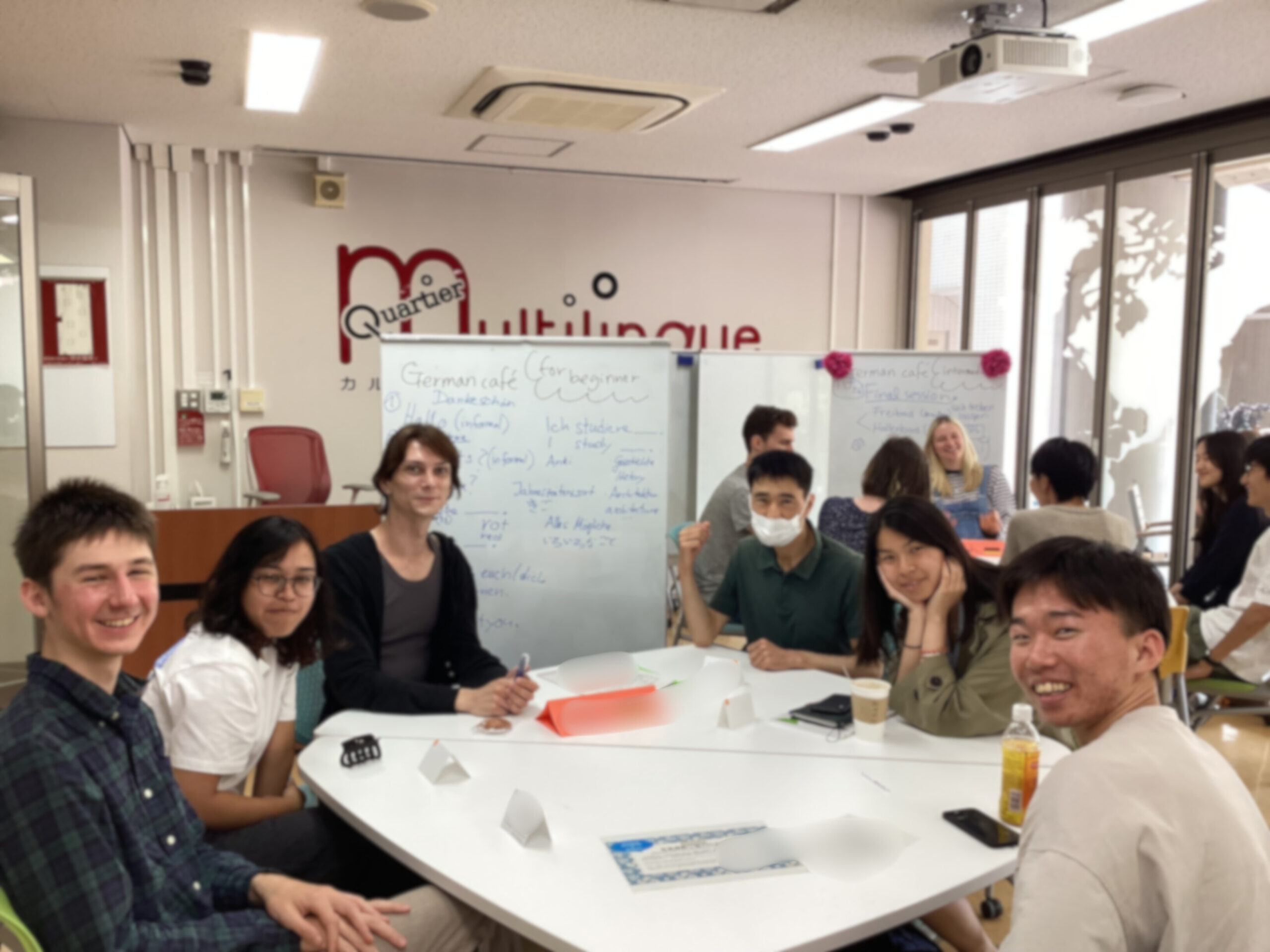 多言語カフェの様子